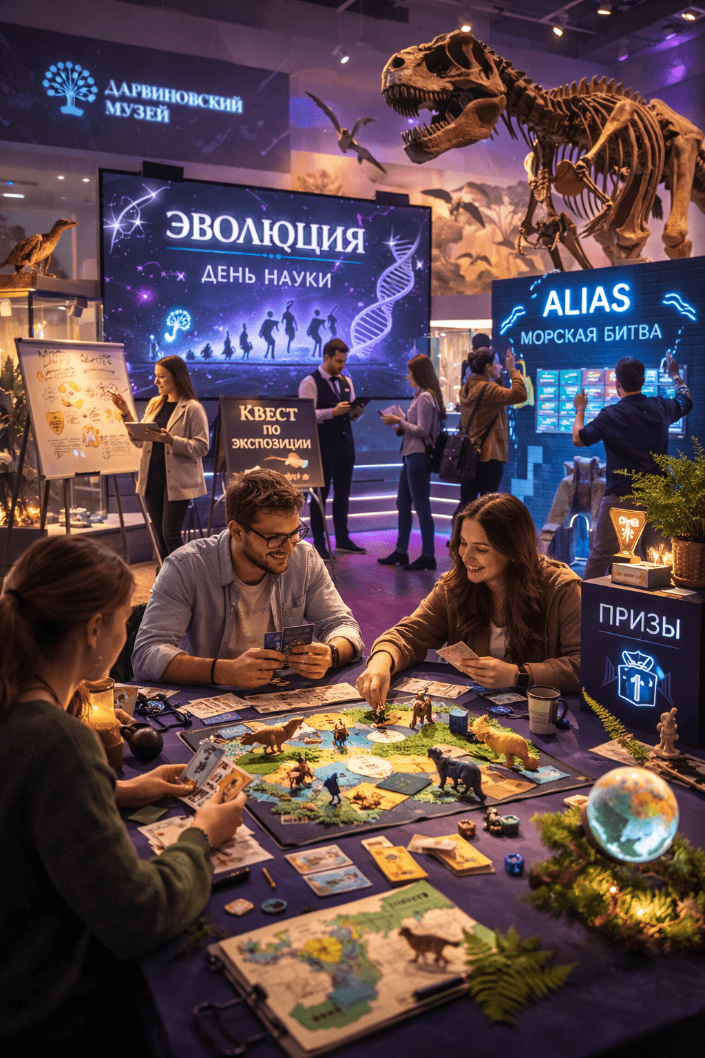 «Эволюция» в Дарвиновском музее